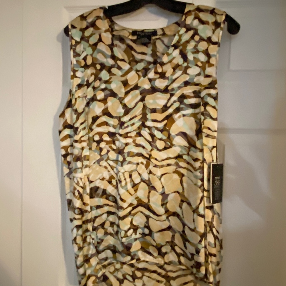 Etcetera silk sleeveless top